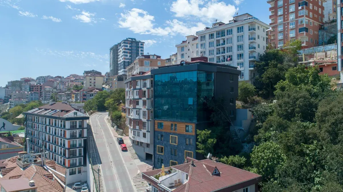 Exterior building of Viva female student residence in Kağıthane