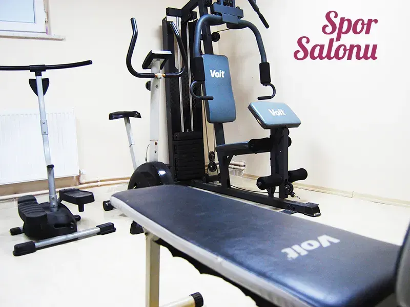 Indoor gym in female student residence